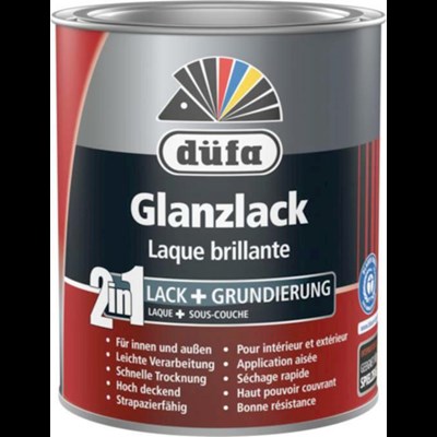 Acryllack Glanz Moosgrün 750 ml